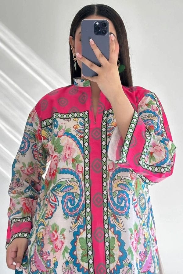 Silk 2 Piece – Gul Khawab | Swiss Fabric